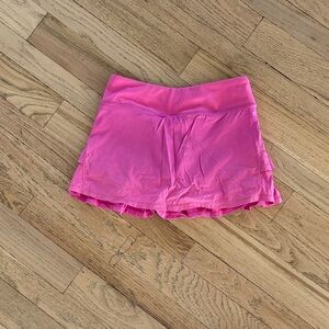 Lululemon Ivivva Pink Athletic Kids Skort